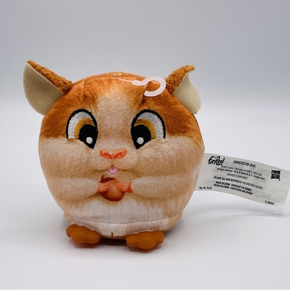 HASBRO FurReal Hamster Cuties Precious Pets Mouse Plush Sounds 4” Electronic